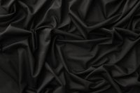 ткань трикотаж черного цвета из хлопка и шелка