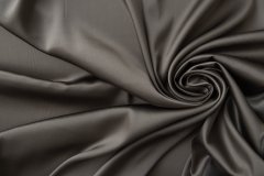 ткань шелковый серый атлас атлас шелк однотонная серая Италия