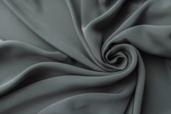 ткань кади средне-серого цвета Италия