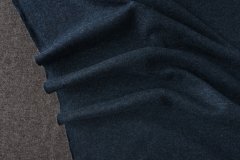 ткань двусторонний трикотаж из кашемира серого и синего цвета Италия