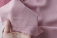ткань Шерсть с вискозой пыльно-розового цвета