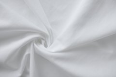 ткань плотный белый хлопок костюмно-плательная хлопок однотонная белая Италия