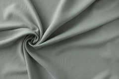 ткань вареный шелк серый с ментоловым подтоном вареный шелк (мытый шелк) шелк однотонная серая Италия