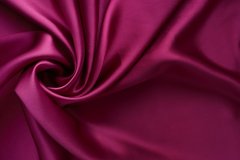 ткань пурпурный атлас атлас шелк однотонная розовая Италия