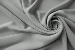 ткань светло-серый креповый шелк Италия
