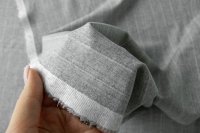 ткань светло-серый кашемир в полоску (в 3х кусках: 2.9м, 1.85м и 1.8м)