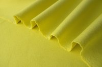 ткань двухслойная двусторонняя желтая пальтовая шерсть с кашемиром