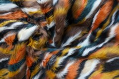 ткань искусственный мех в ярких тонах искусственный мех полиэстер иные разноцветная Италия