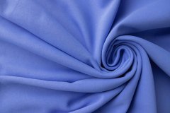 ткань футер ярко-голубого цвета футер хлопок однотонная голубая  