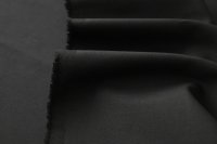 ткань костюмный хлопок с эластаном черного цвета