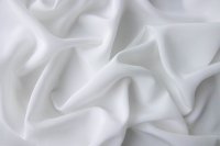 ткань крепдешин белого цвета