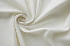 ткань лен с вискозой молочного цвета костюмно-плательная лен однотонная белая Италия
