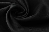 ткань лен с вискозой черного цвета