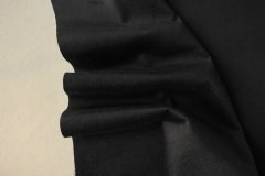ткань пальтовый кашемир черного и молочного цвета пальтовые кашемир однотонная черная Италия