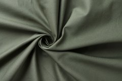 ткань хлопок цвета хаки костюмно-плательная хлопок однотонная зеленая Италия