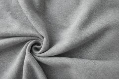 ткань светло-серый футер футер хлопок однотонная серая Италия