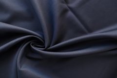 ткань двусторонняя шерсть темно-синего и синего цвета костюмно-плательная шерсть однотонная синяя Италия
