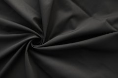 ткань темно-серая шерсть с полиэстером и эластаном костюмно-плательная шерсть однотонная серая Италия