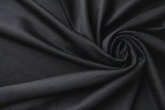 ткань костюмный кашемир черного цвета костюмно-плательная кашемир однотонная черная Италия