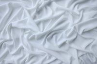 ткань белый крепдешин с эластаном (в двух отрезах 12м,15м)