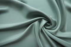 ткань твил серебристый шалфей твил шелк однотонная зеленая Италия
