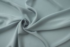 ткань пастельный бирюзово-голубой крепдешин крепдешин шелк однотонная голубая Италия