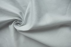 ткань бело-жемчужный лен костюмно-плательная лен однотонная белая Италия