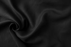 ткань черный лен костюмно-плательная лен однотонная черная  