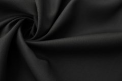 ткань черная шерсть с эластаном (Ann Demeulemeester) Италия