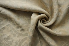 ткань желто-бежевый лен с узором Scervino (домашний текстиль) Италия
