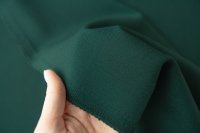 ткань темно-зеленая шерсть с эластаном