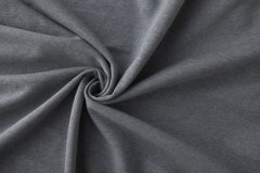 ткань средне-серый футер футер хлопок однотонная серая Италия