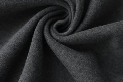 ткань футер темно-серого цвета Италия