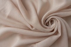 ткань пудро-розовая марлевка шерсть полиэстер Ann Demeulemeester  марлевка шерсть однотонная розовая Италия