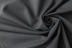 ткань средне-серая шерсть с эластаном костюмно-плательная шерсть однотонная серая Италия