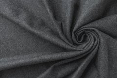 ткань графитовый серый кашемир меланж пальтовые кашемир однотонная серая Италия