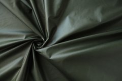 ткань плащевка темно-зеленого цвета плащевка полиэстер однотонная зеленая Италия