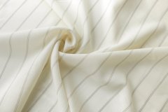 ткань молочная шерсть в полоску костюмно-плательная шерсть однотонная белая Италия