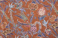 ткань шармуз коричневый с мозаичным рисунком от Карнет для Унгаро