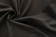 ткань серо-коричневая шерсть с шелком костюмно-плательная шерсть однотонная коричневая Италия