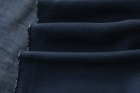 ткань темно-синяя марлевка из шерсти
