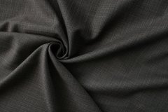 ткань серо-коричневая шерсть в клетку костюмно-плательная шерсть в клетку коричневая Италия