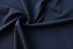 ткань синяя шерсть с эластаном в мелкую клеточку костюмно-плательная шерсть в клетку синяя Италия