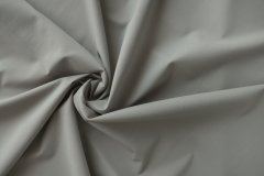 ткань светло-серая шерсть с полиэстером костюмно-плательная шерсть однотонная серая Италия