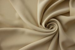 ткань кади из вискозы песочного цвета Италия