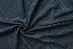 ткань палантин синего цвета в елочку  платок кашемир в полоску синяя Италия