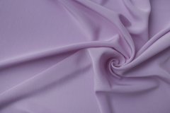 ткань крепдешин сиреневого цвета крепдешин шелк однотонная фиолетовая Италия