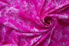 ткань розовый крепдешин туаль де жуи крепдешин шелк иные розовая Италия