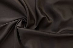 ткань подклад темно-коричневого цвета подклад купра однотонная коричневая Италия