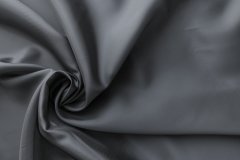 ткань подклад из вискозы темно-серый  подклад вискоза однотонная серая Италия